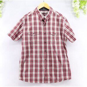 REPOSHED ☆ KUHL Men's Red Plaid Shirt.